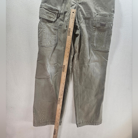 Duluth Trading Flex Fire Hose Canvas Cargo Pants 36x34 Brown - Picture 11 of 11